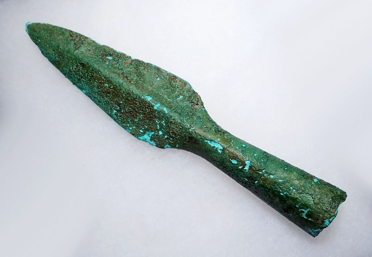 ANCIENT LAC VIET BRONZE JAVELIN SPEARHEAD FROM THE SOUTHEAST ASIA DONG SON CULTURE  *SEA28