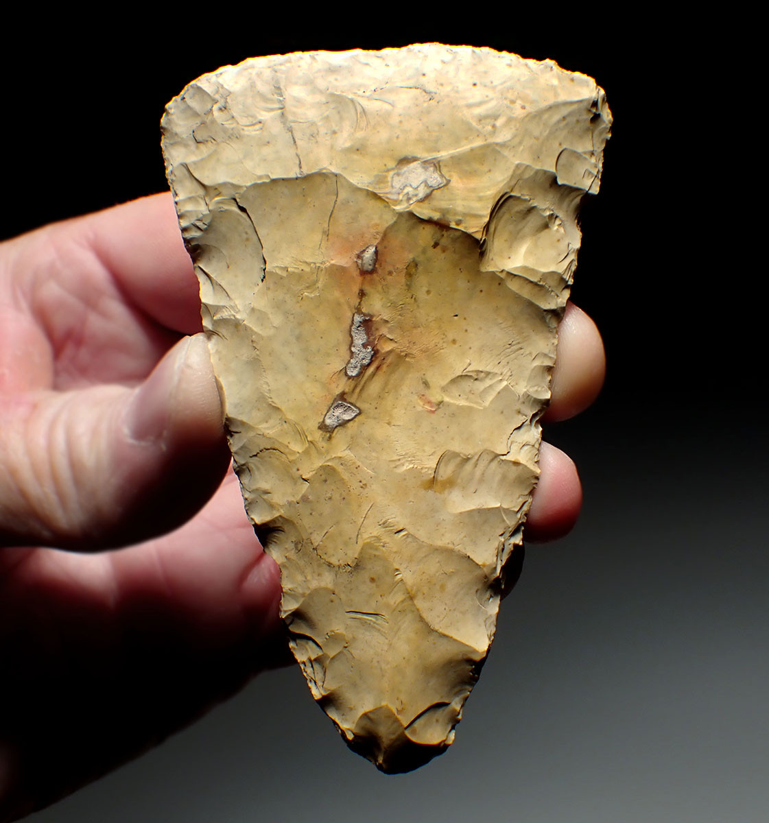 MUSEUM-CLASS MAYAN COMPLETE ORIGINAL CEREMONIAL FLAKED STONE WAR AXE HOARD OFFERING SET  *PC622