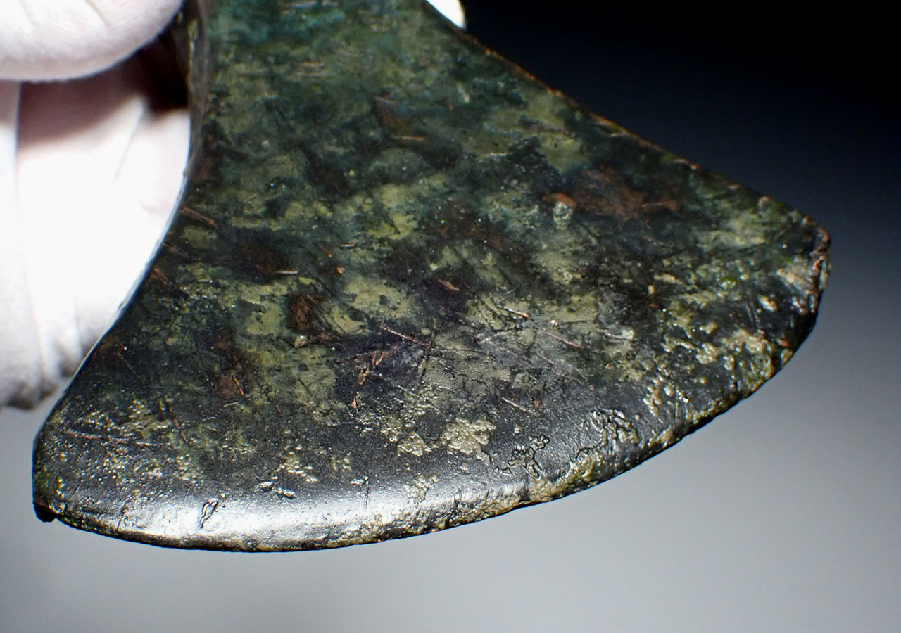 LARGE ANCIENT BRONZE TWO-HANDED HEAVY SHOCK INFANTRY WAR AXE FROM THE NEAR EAST  *LUR415