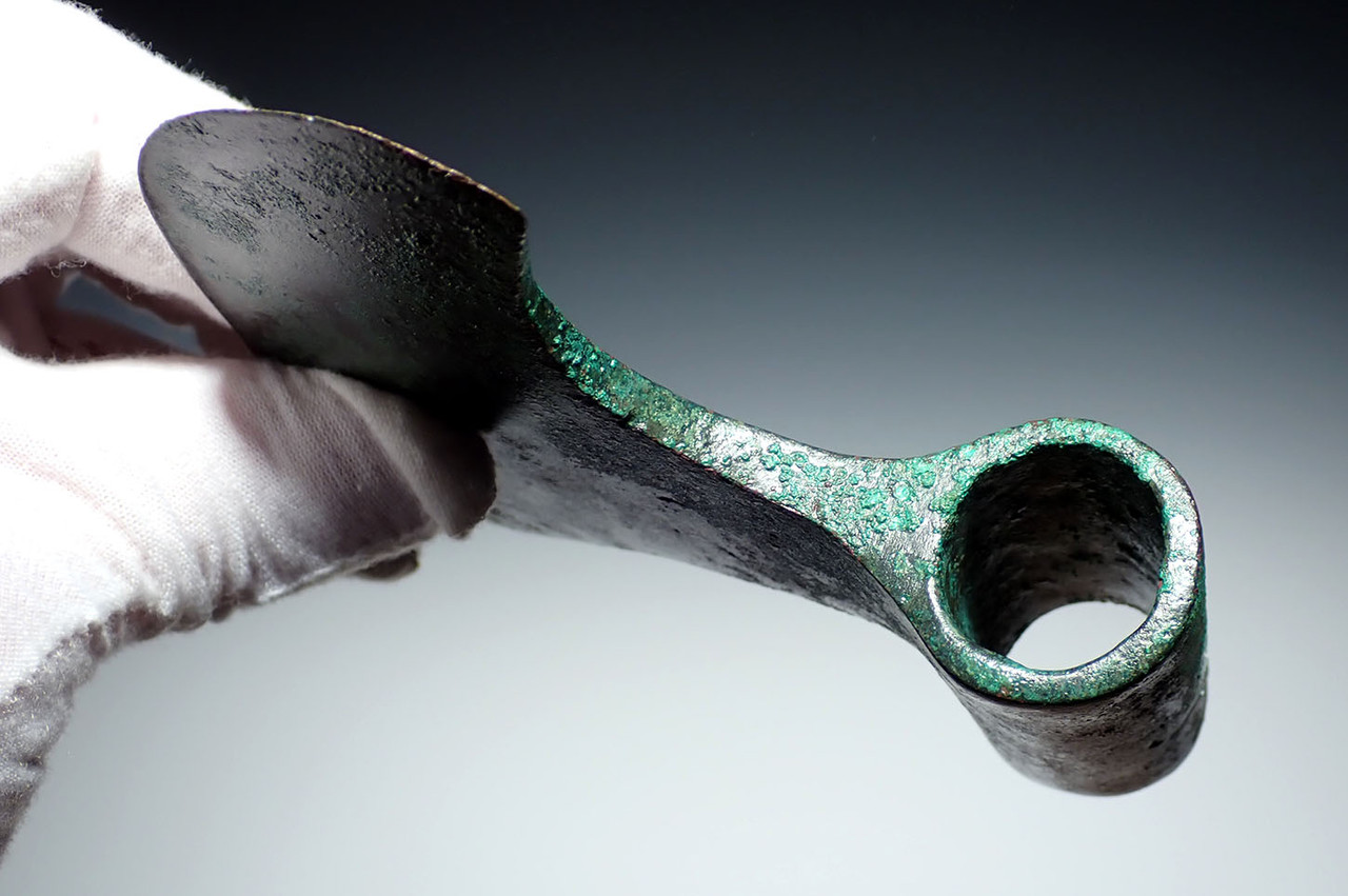 ANCIENT LURISTAN BRONZE HALBERD BROADAXE COMBAT AXE FROM A NOBLE CLASS WARRIOR  *LUR414