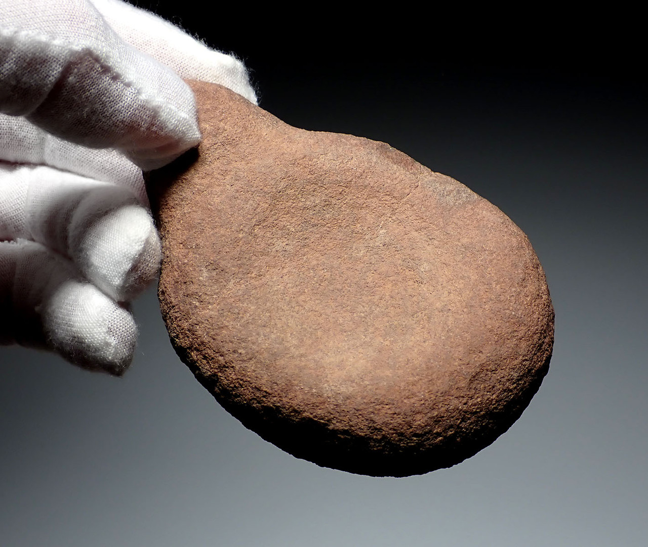 OUR FIRST TIME OFFERED - EXTREMELY RARE CAPSIAN AFRICAN NEOLITHIC PECKED STONE OIL FAT LAMP  *CAP446