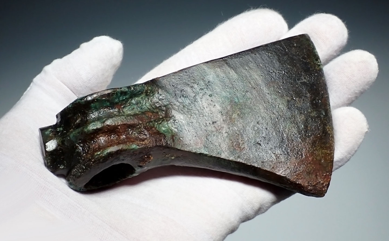 LURISTAN BRONZE ANCIENT HEAVY WAR AXE FROM THE NEAR EAST  *LUR430