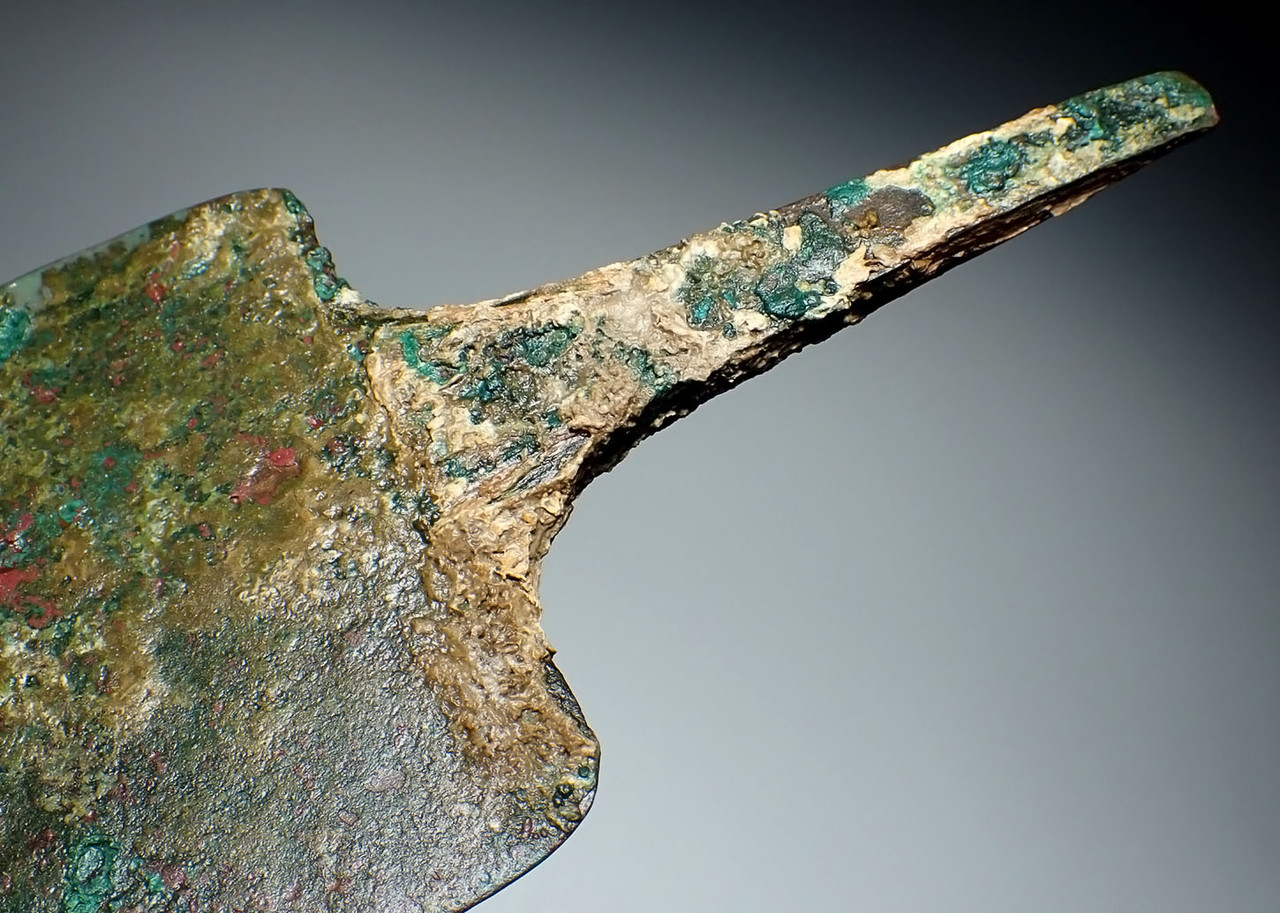 UNUSUALLY LARGE ANCIENT LURISTAN SHEET BRONZE SHORT SWORD FROM THE NEAR EAST  *LUR428