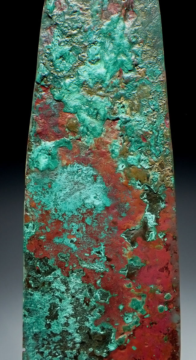 UNUSUALLY LARGE ANCIENT LURISTAN SHEET BRONZE SHORT SWORD FROM THE NEAR EAST  *LUR428