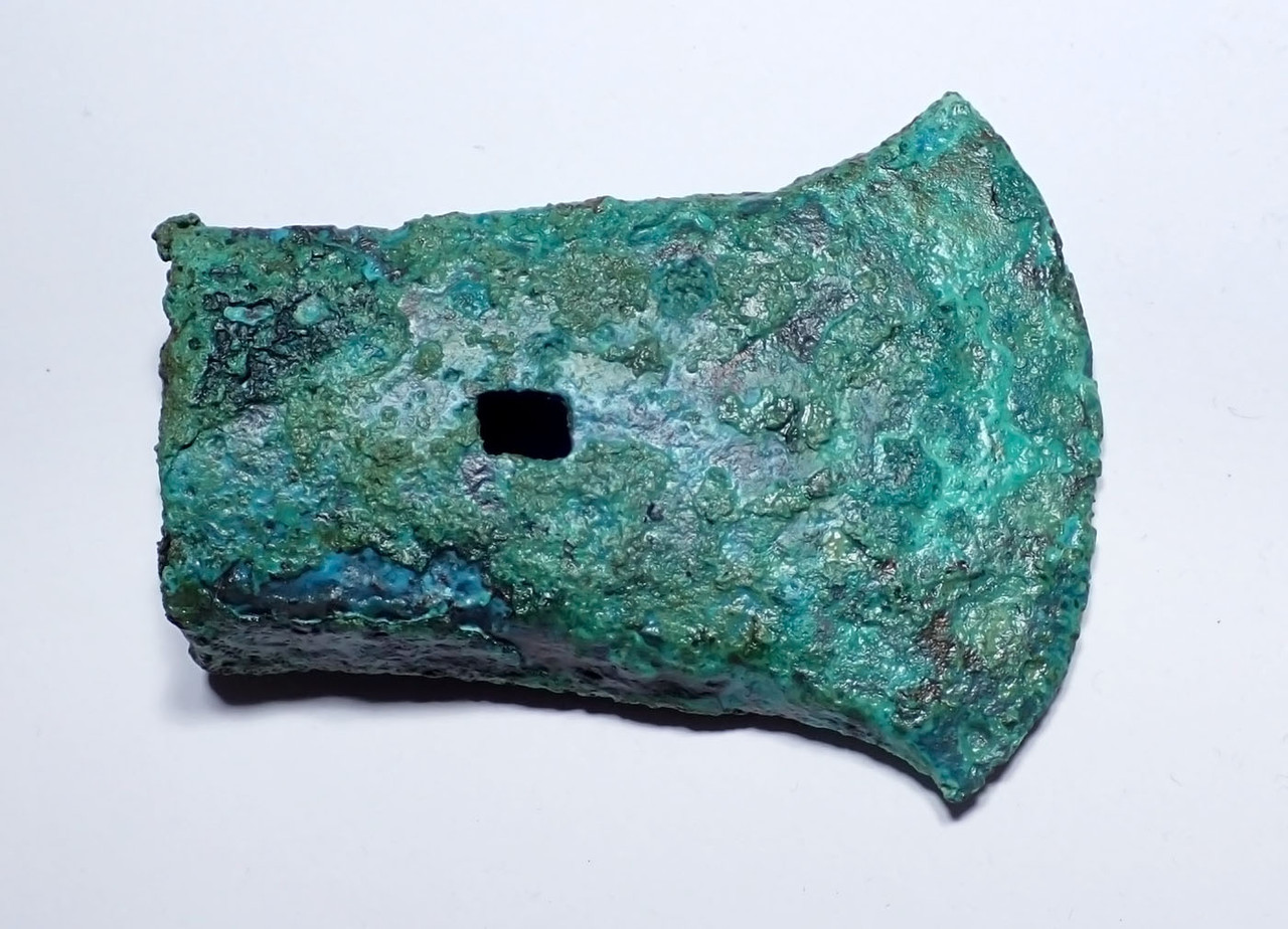 ANCIENT LAC VIET BRONZE WAR AXE FROM THE SOUTHEAST ASIA DONG SON CULTURE  *SEA37