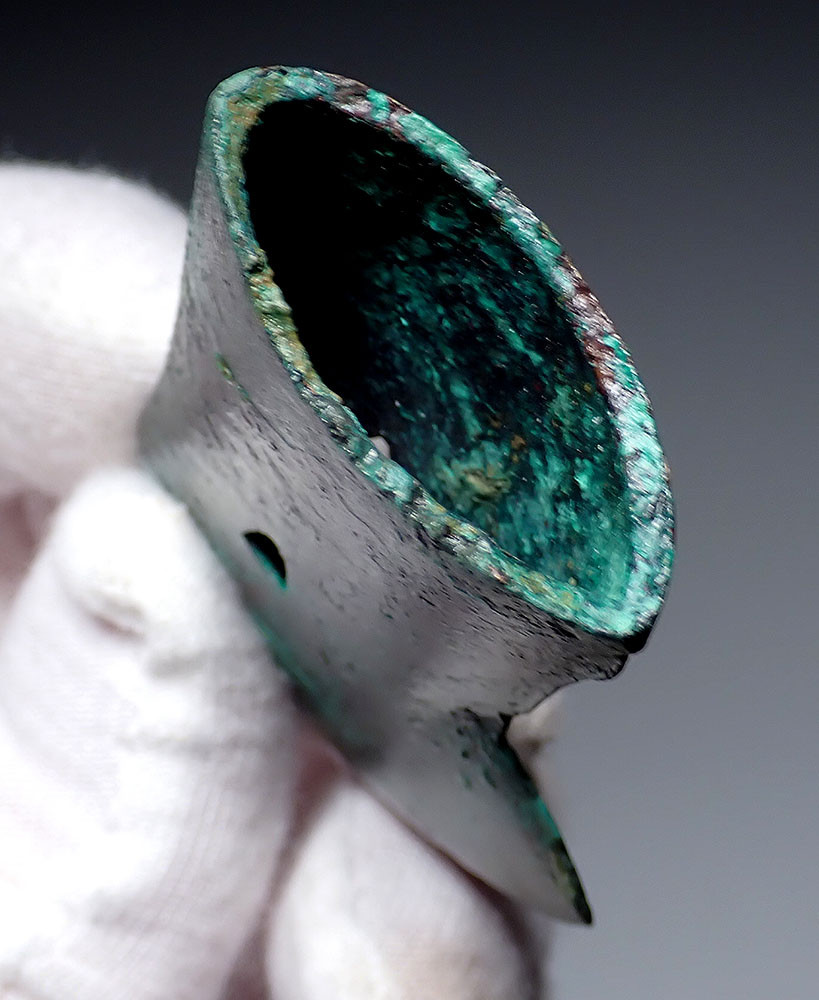 ANCIENT LAC VIET BRONZE WAR AXE FROM THE SOUTHEAST ASIA DONG SON CULTURE  *SEA40