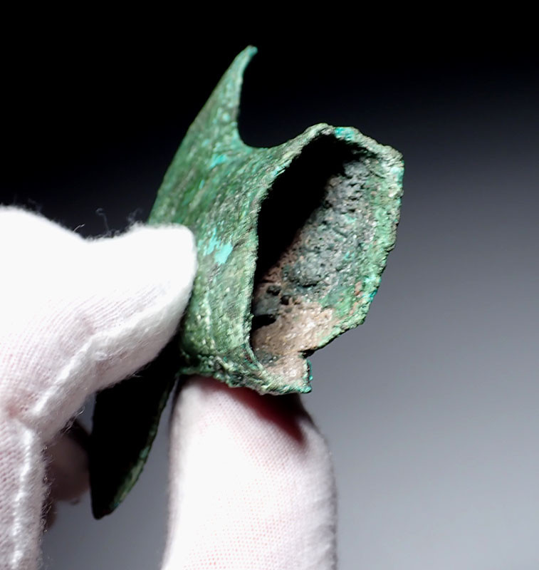 ANCIENT LAC VIET BRONZE WAR AXE FROM THE SOUTHEAST ASIA DONG SON CULTURE  *SEA44