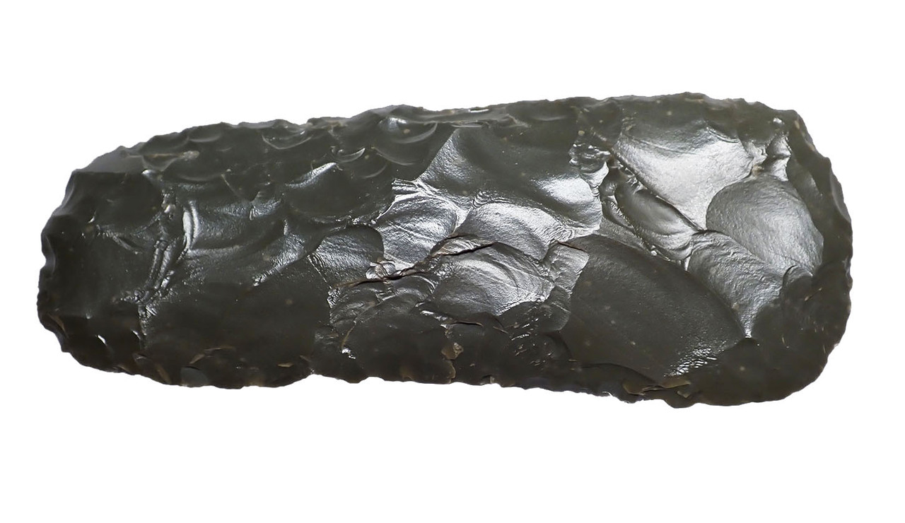 GREEN JASPER CELT WAR AXE FROM THE TENERIAN AFRICAN NEOLITHIC PEOPLE OF THE GREEN SAHARA  *CAP453