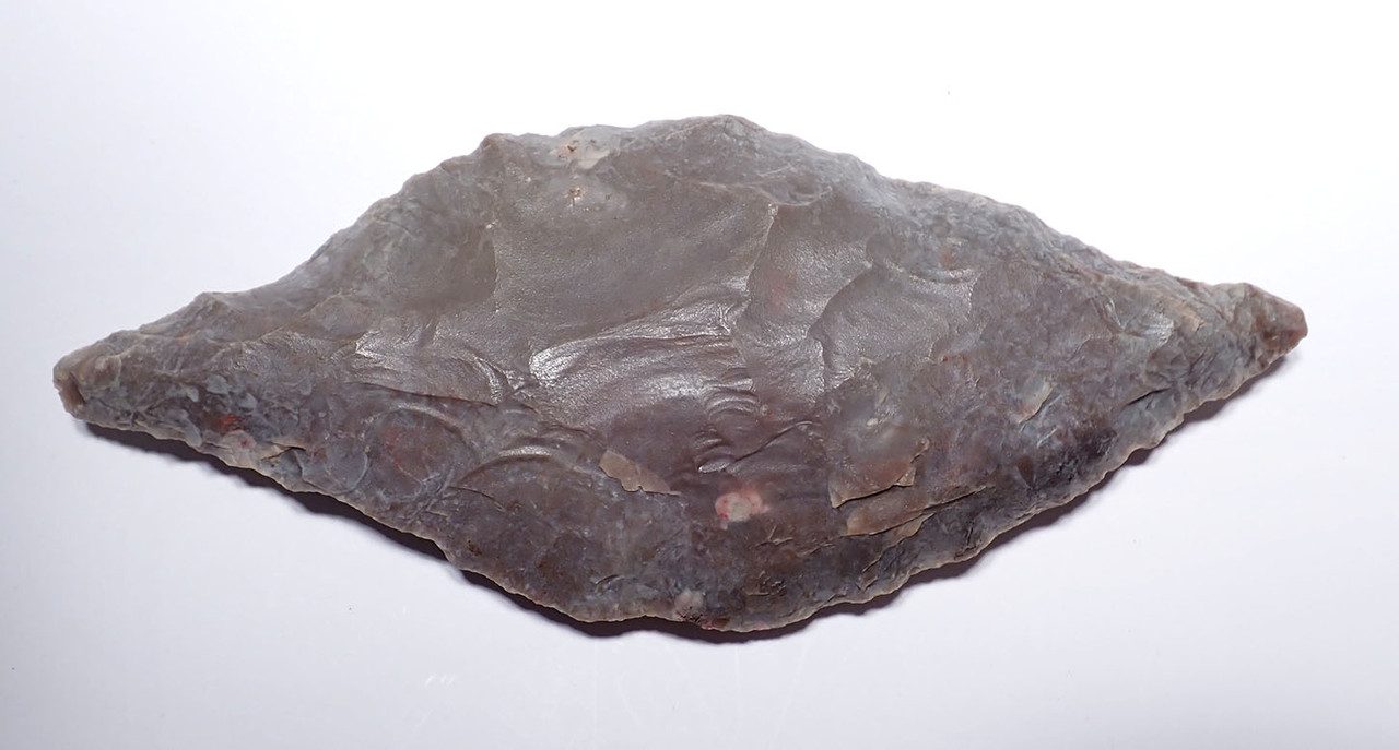 UNUSUAL LARGE PRESTIGE CAPSIAN NEOLITHIC FLAKED PLUM FLINT LEAF BLADE FROM THE SAHARA  *CAP457