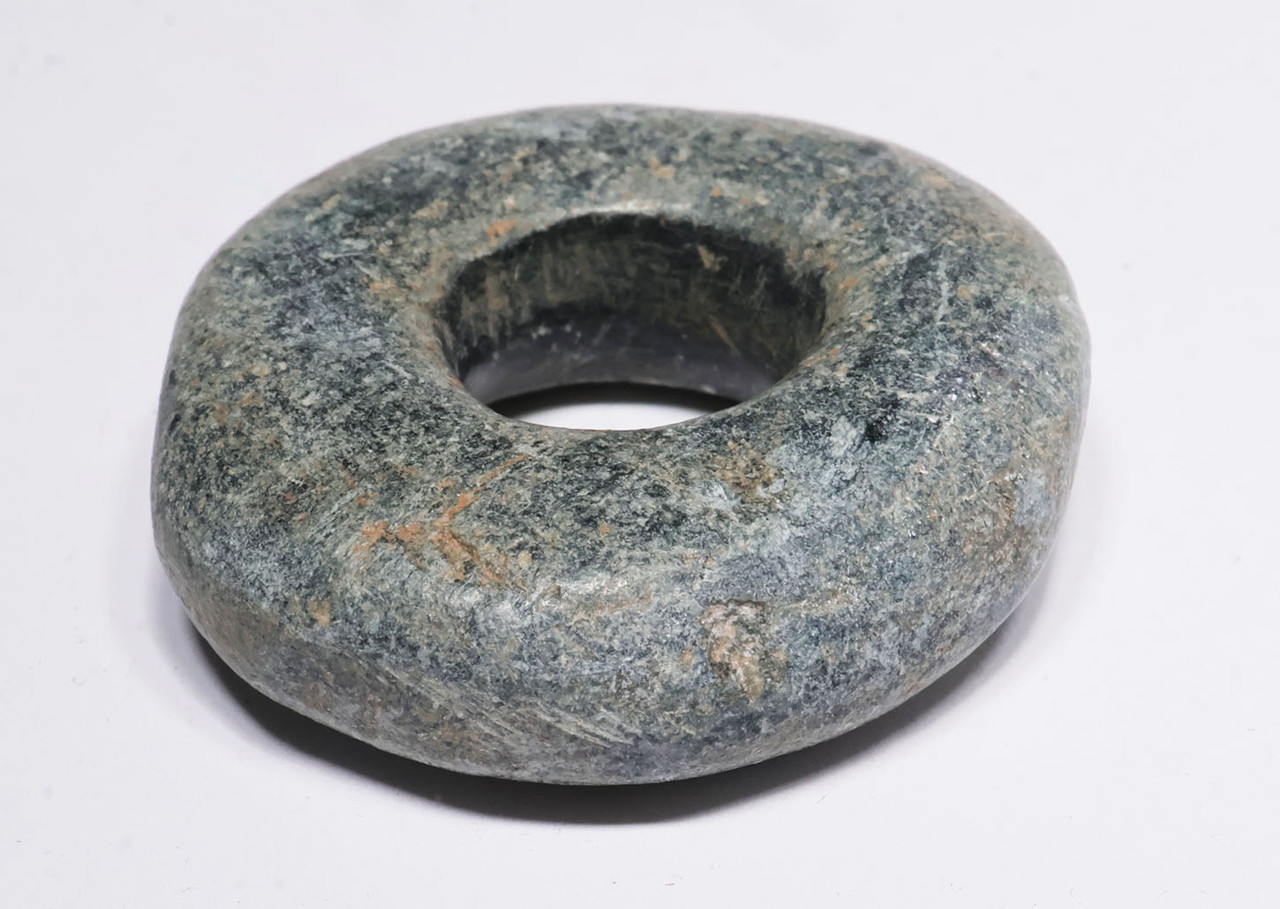 UNBROKEN STONE DOUGHNUT RING TALISMAN PENDANT FROM THE NEOLITHIC OF CAPSIAN TRADITION OF NW AFRICA  *CAP463