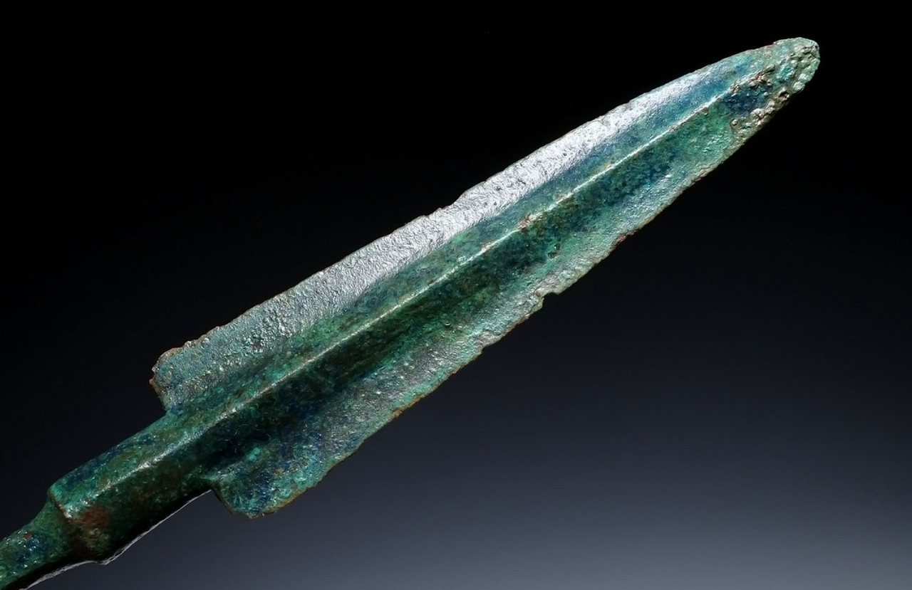 LARGE ANCIENT LURISTAN BRONZE ELONGATED ARMOR-PIERCING ARROWHEAD  *LUR462