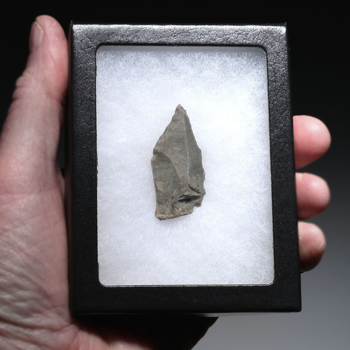 FINEST EUROPEAN NEOLITHIC OMALIEN FLINT AWL PIERCER FLAKE TOOL FROM THE LINEAR POTTERY CULTURE OF BELGIUM  *N353