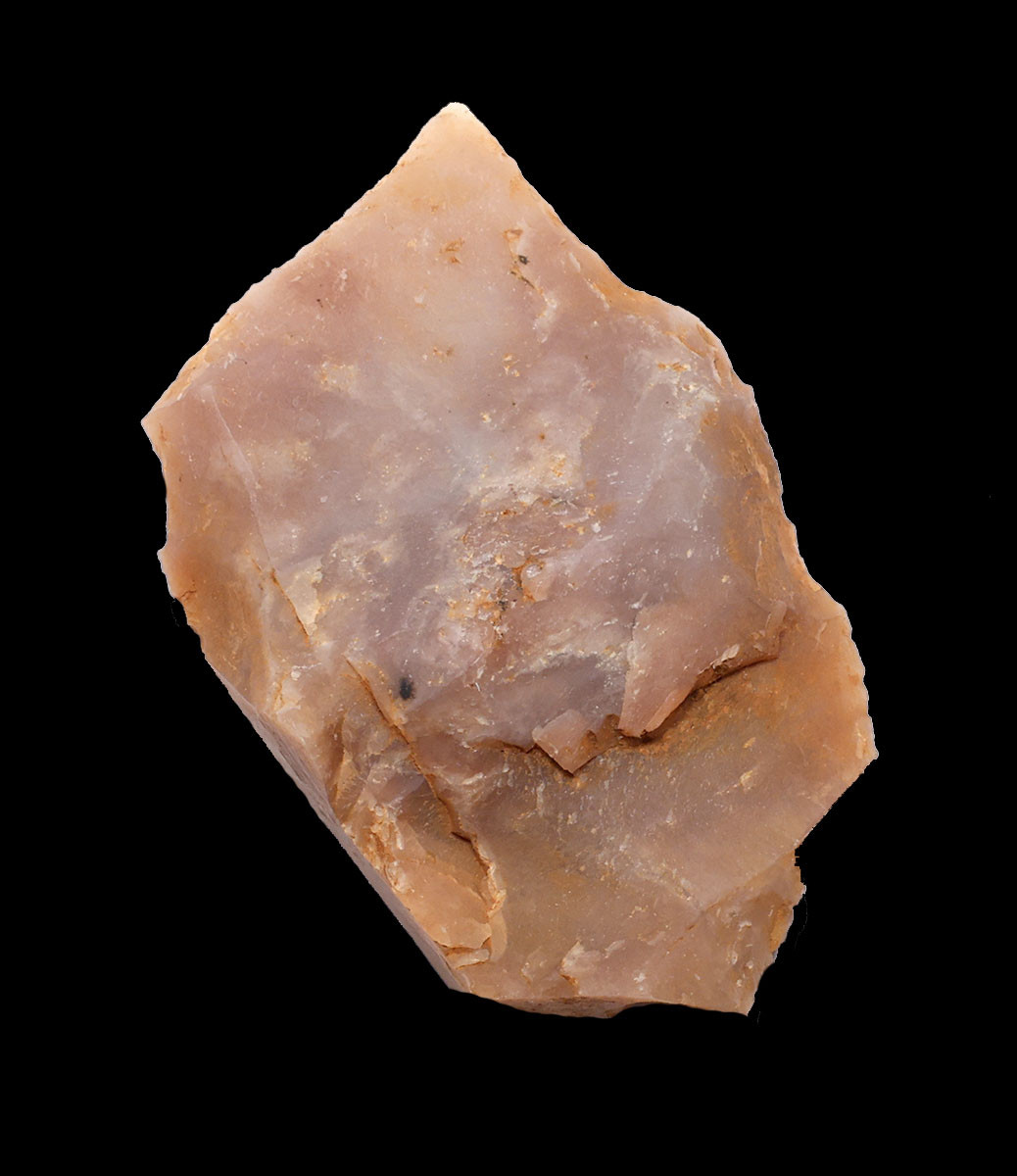 EXCEPTIONAL FLINT NEANDERTHAL MOUSTERIAN BORER FLAKE TOOL FROM FAMOUS MIDDLE PALEOLITHIC SITE IN FRANCE  *M542