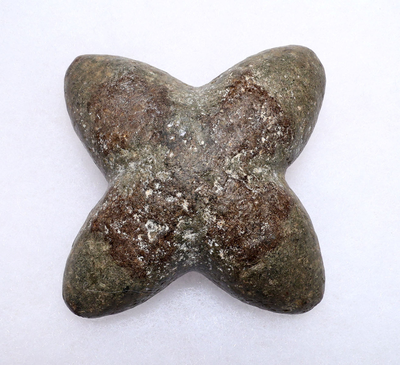 EXTREMELY RARE PRE-COLUMBIAN INCA STONE STAR BOLA WEIGHT FROM A BOLA PERDIDA THROWING WEAPON  *PC662