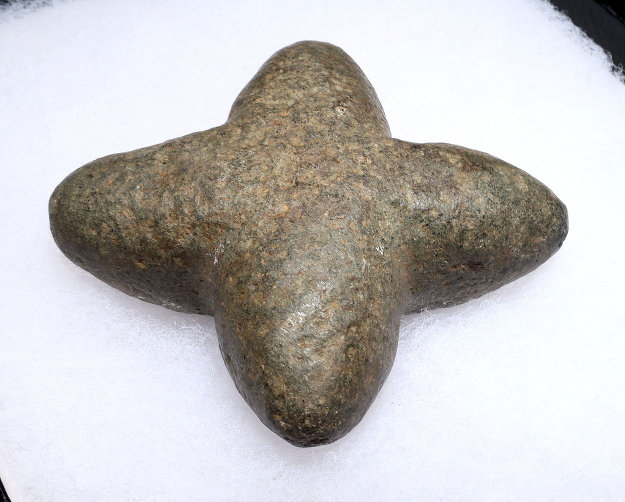 EXTREMELY RARE PRE-COLUMBIAN INCA STONE STAR BOLA WEIGHT FROM A BOLA PERDIDA THROWING WEAPON  *PC662