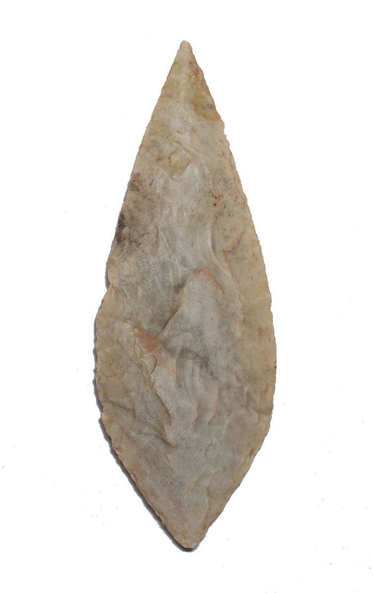 LARGE COLLECTOR GRADE POINTED TANG CAPSIAN AFRICAN NEOLITHIC ARROWHEAD  *CAP488