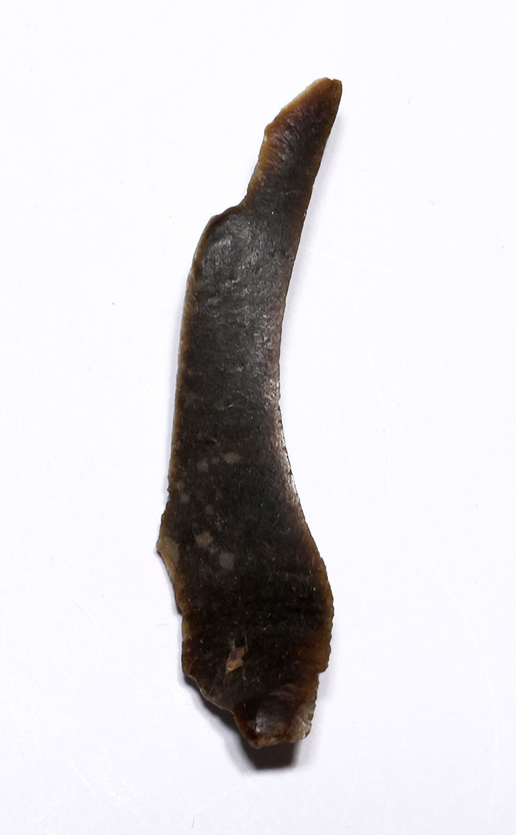 NEANDERTHAL MOUSTERIAN AWL PIERCER FLINT FLAKE TOOL FROM THE FRENCH ALPS OF LA FAURIE FRANCE  *M555