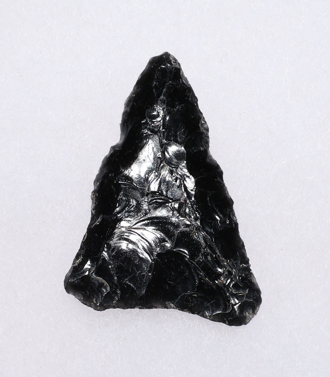 NAZCA HEADHUNTER PRE-COLUMBIAN OBSIDIAN ATLATL DART SPEARHEAD FROM THE MAKERS OF THE MYSTERIOUS NAZCA LINES  *PC697