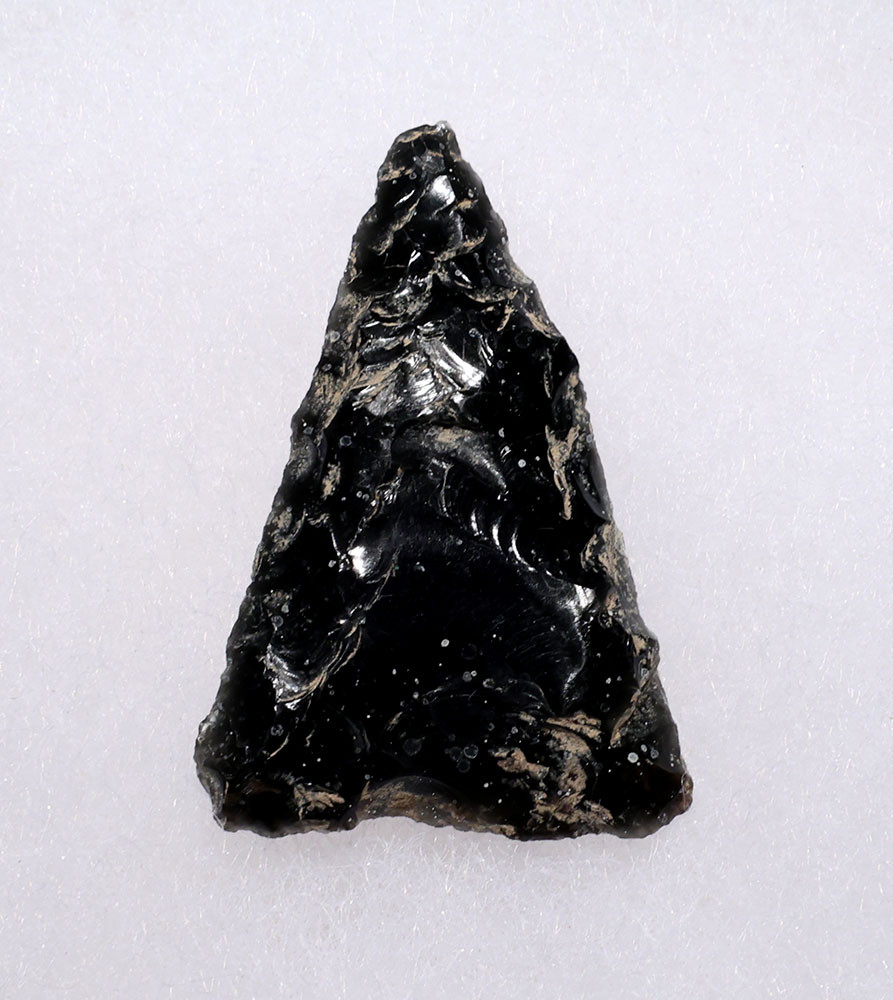 PREMIUM NAZCA HEADHUNTER PRE-COLUMBIAN OBSIDIAN ATLATL DART SPEARHEAD FROM THE MAKERS OF THE MYSTERIOUS NAZCA LINES  *PC691