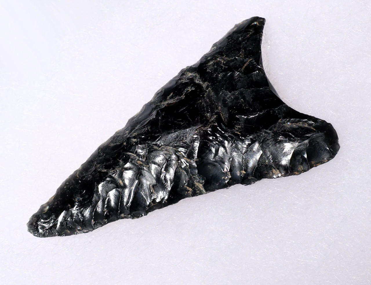 BEST OF THE COLLECTION PREMIUM NAZCA HEADHUNTER PRE-COLUMBIAN OBSIDIAN ATLATL DART SPEARHEAD FROM THE MAKERS OF THE MYSTERIOUS NAZCA LINES  *PC702