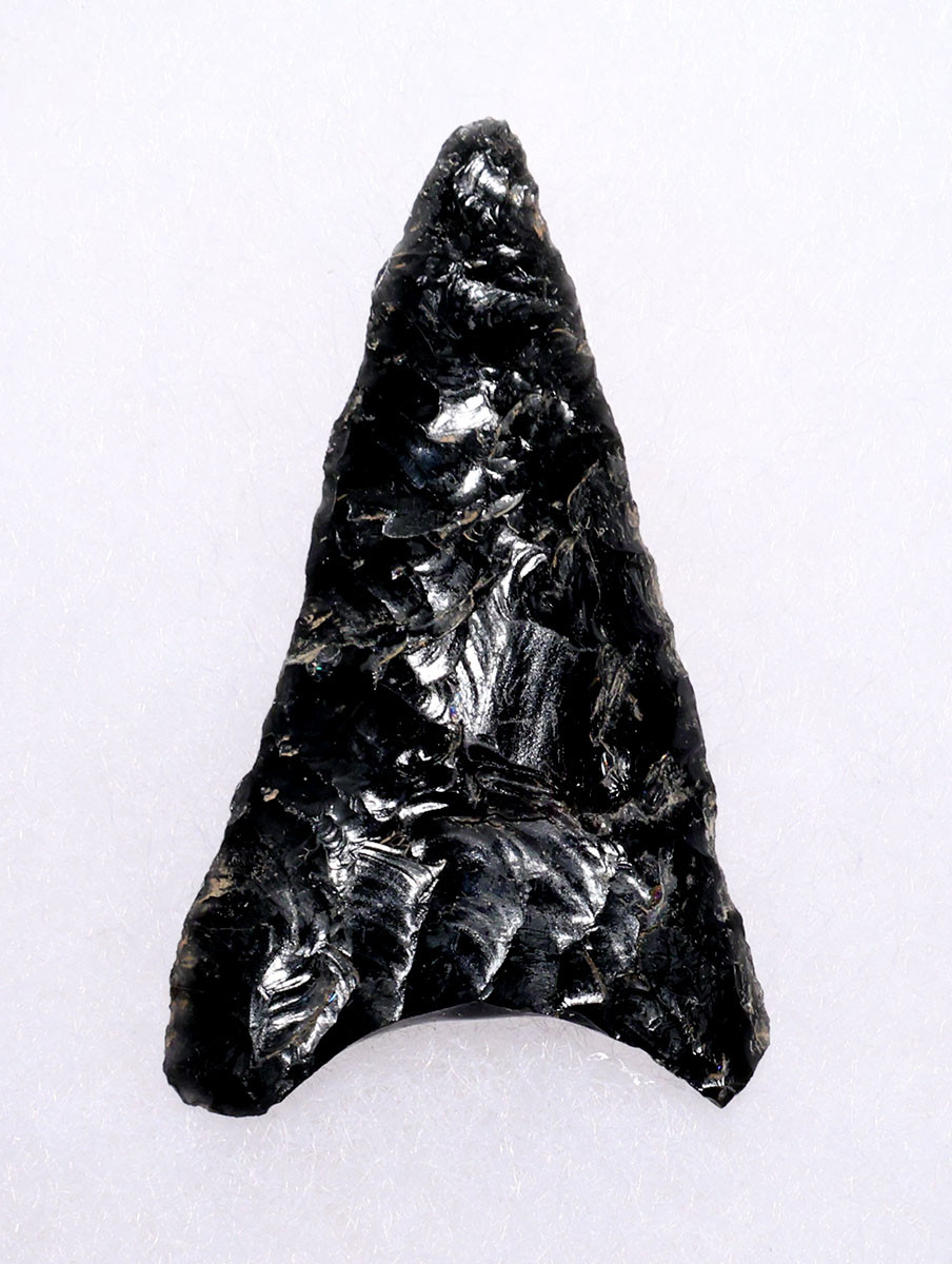 BEST OF THE COLLECTION PREMIUM NAZCA HEADHUNTER PRE-COLUMBIAN OBSIDIAN ATLATL DART SPEARHEAD FROM THE MAKERS OF THE MYSTERIOUS NAZCA LINES  *PC702