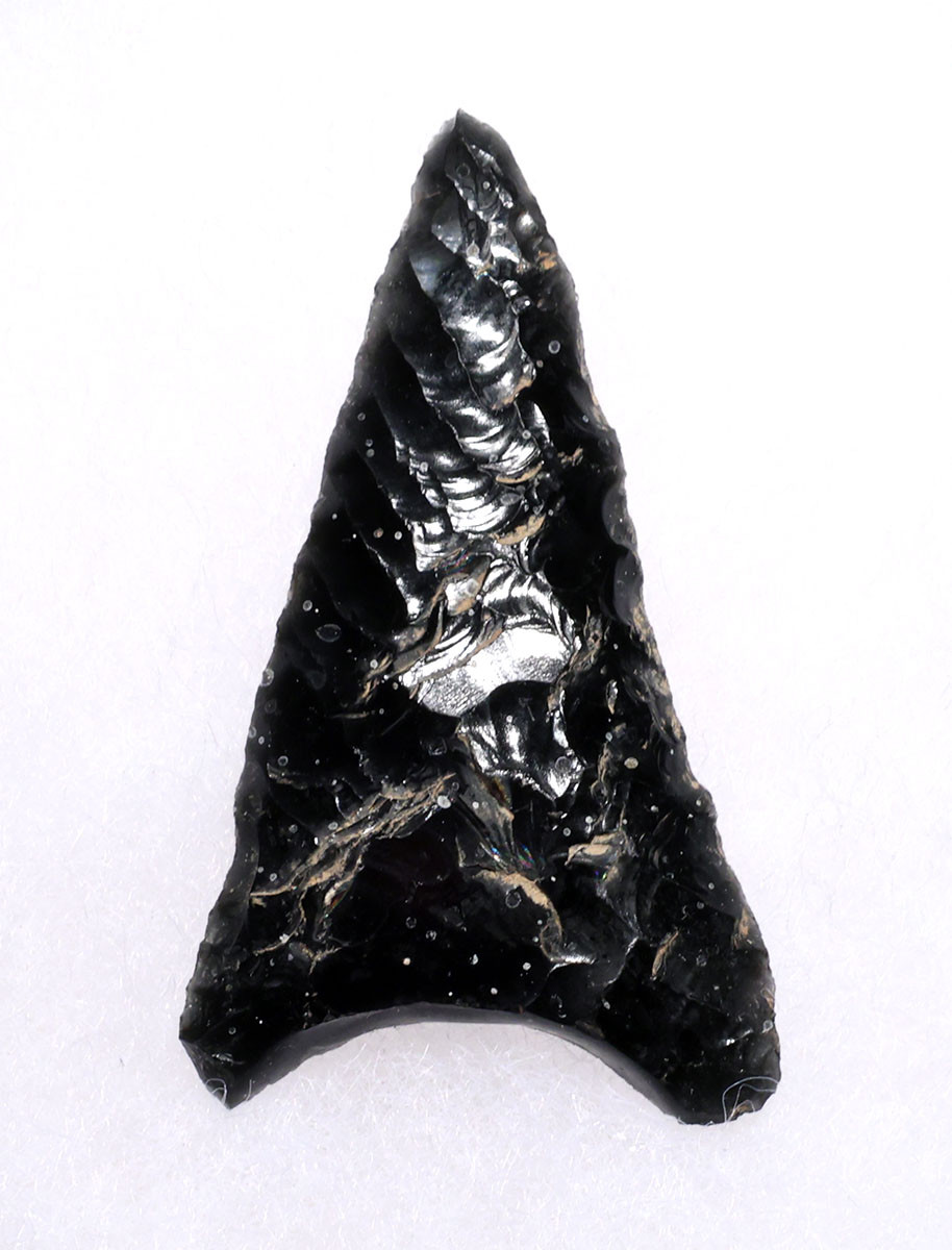 BEST OF THE COLLECTION PREMIUM NAZCA HEADHUNTER PRE-COLUMBIAN OBSIDIAN ATLATL DART SPEARHEAD FROM THE MAKERS OF THE MYSTERIOUS NAZCA LINES  *PC702
