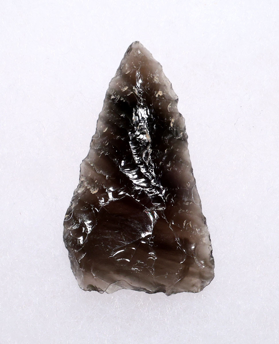 NAZCA HEADHUNTER PRE-COLUMBIAN OBSIDIAN ATLATL ARROWHEAD DART FROM THE MAKERS OF THE MYSTERIOUS NAZCA LINES  *PC693