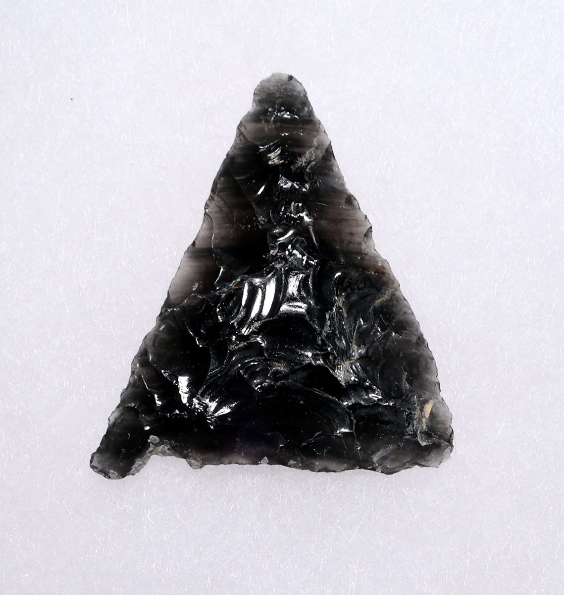 NAZCA HEADHUNTER PRE-COLUMBIAN OBSIDIAN ATLATL ARROWHEAD DART SPEARHEAD FROM THE MAKERS OF THE MYSTERIOUS NAZCA LINES  *PC700