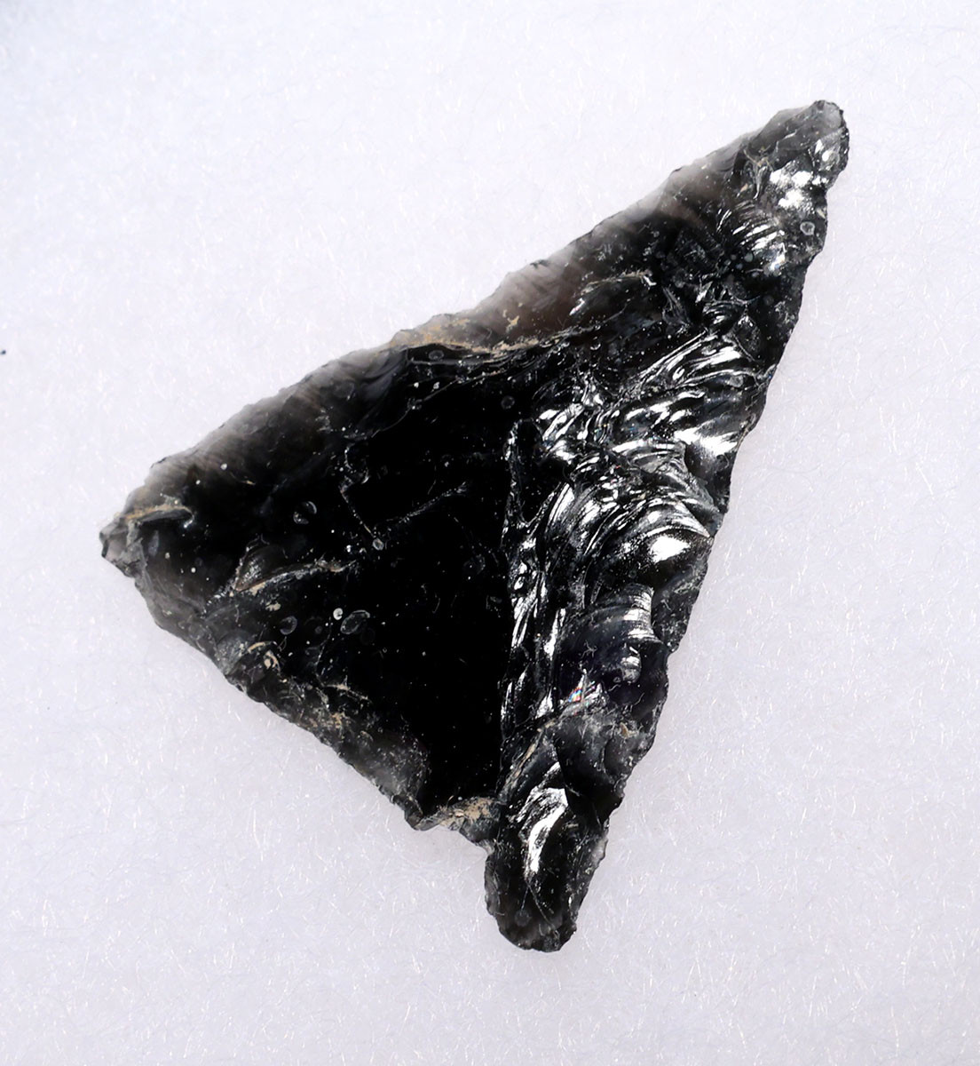 NAZCA HEADHUNTER PRE-COLUMBIAN OBSIDIAN ATLATL ARROWHEAD DART SPEARHEAD FROM THE MAKERS OF THE MYSTERIOUS NAZCA LINES  *PC700