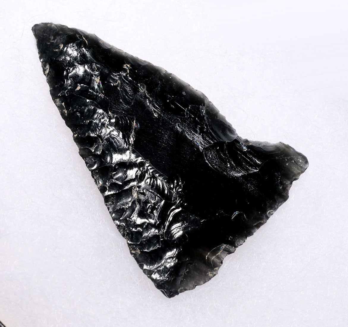 NAZCA HEADHUNTER PRE-COLUMBIAN OBSIDIAN ATLATL ARROWHEAD DART FROM THE MAKERS OF THE MYSTERIOUS NAZCA LINES  *PC694
