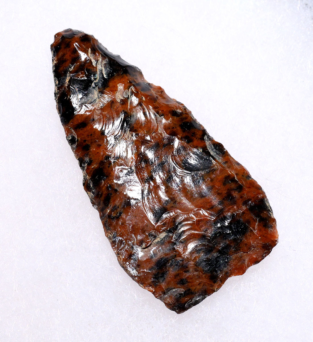 ONLY ONE OF THE COLLECTION NAZCA HEADHUNTER PRE-COLUMBIAN MAHOGANY RED OBSIDIAN ATLATL ARROWHEAD DART FROM THE MAKERS OF THE MYSTERIOUS NAZCA LINES  *PC701