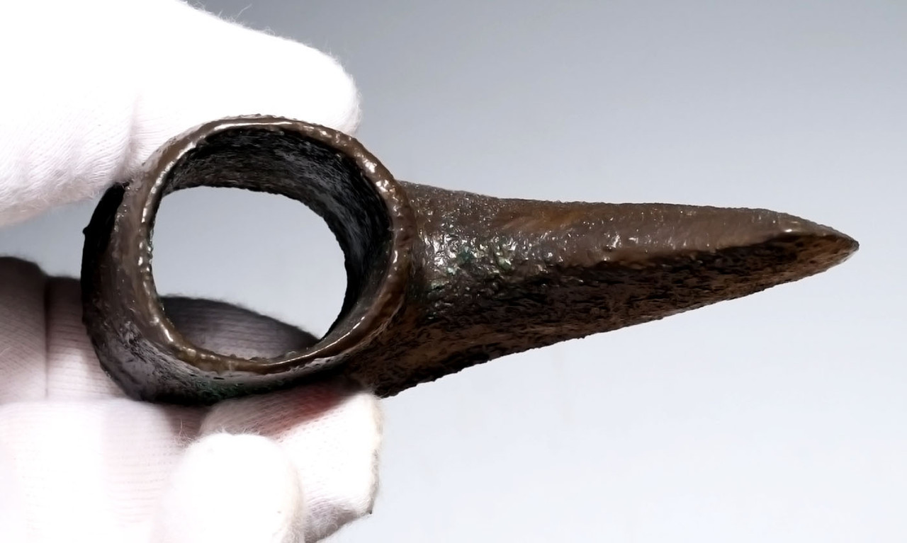 FUNCTIONAL ANCIENT LURISTAN BRONZE FIGHTING WAR AXE OF THE NEAR EAST  *LUR476