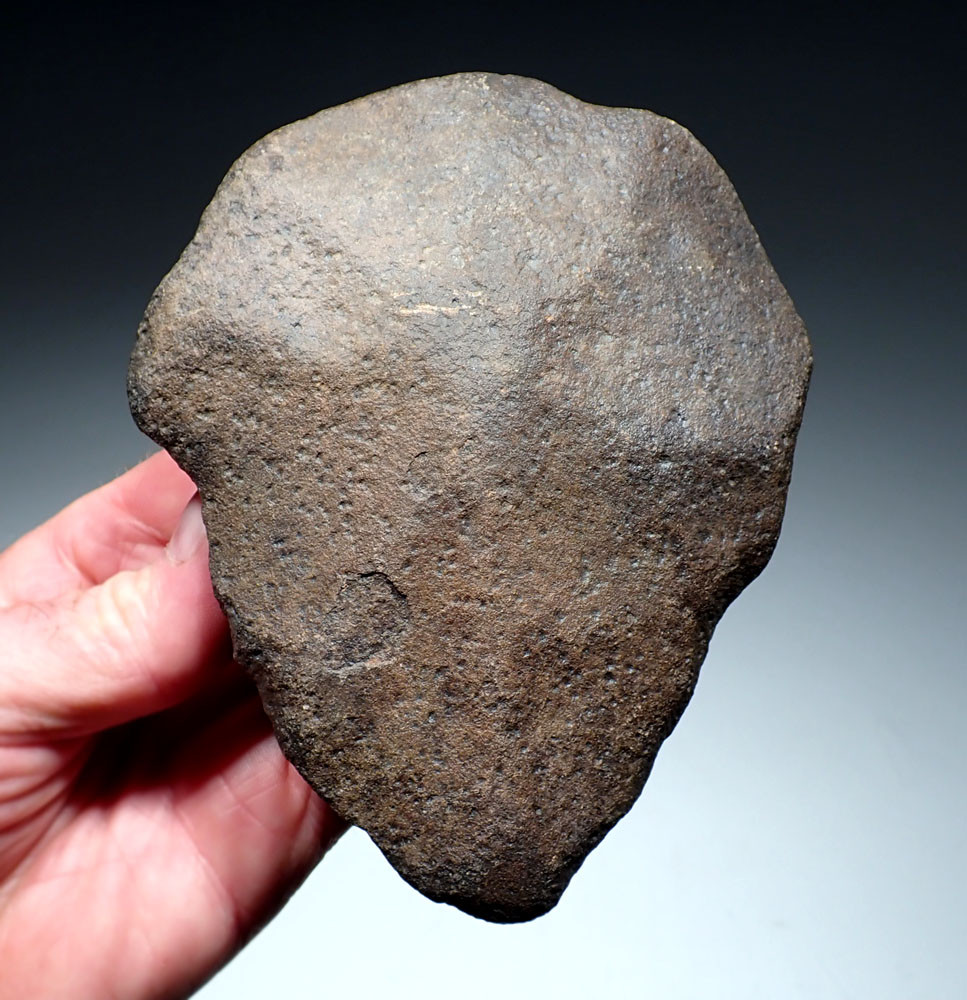 EXCELLENT AFRICA ACHEULEAN UNIFACIAL HAND AXE MADE BY HOMO ERECTUS (ERGASTER)  *ACH467