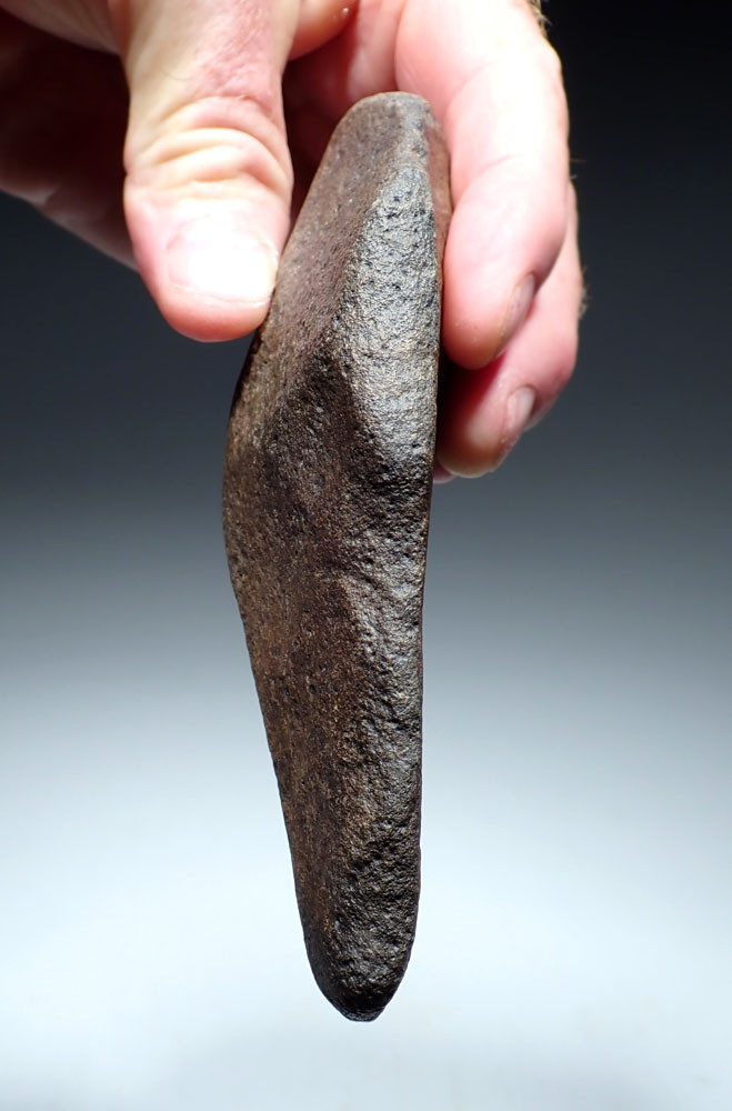 EXCELLENT AFRICA ACHEULEAN UNIFACIAL HAND AXE MADE BY HOMO ERECTUS (ERGASTER)  *ACH467