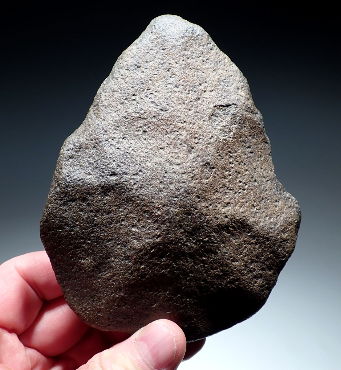 EXCELLENT AFRICA ACHEULEAN UNIFACIAL HAND AXE MADE BY HOMO ERECTUS (ERGASTER)  *ACH467