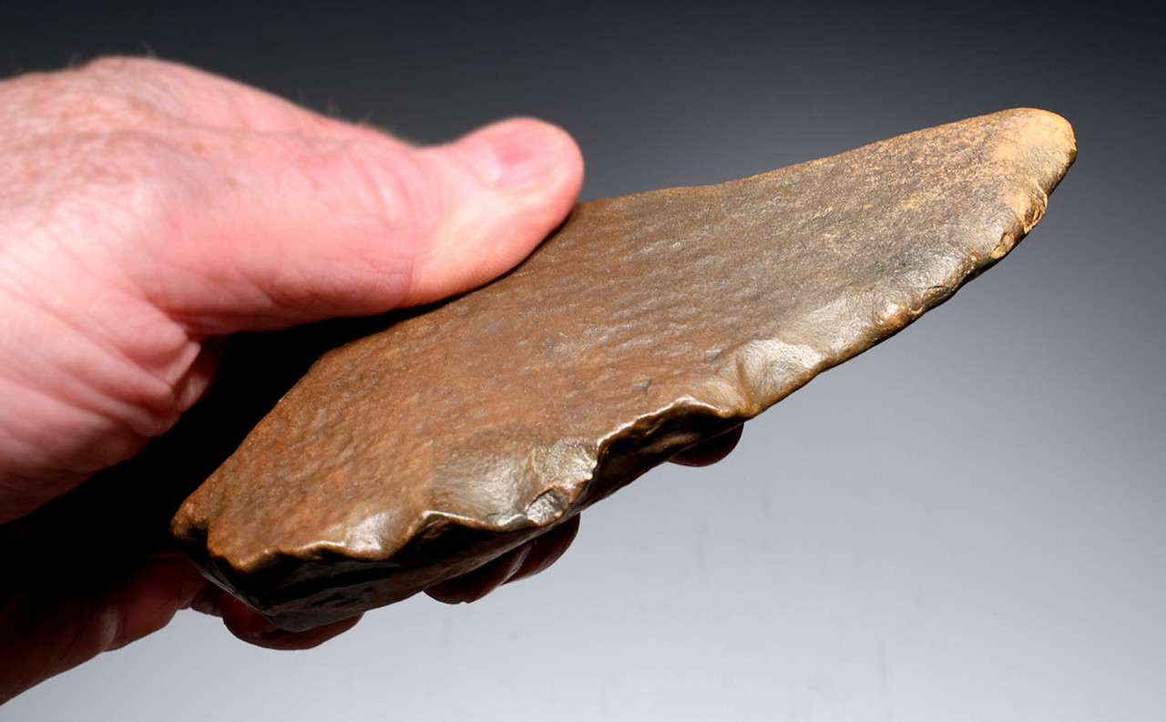 OLDEST PREHISTORIC STONE AGE KNIFE ACHEULEAN LOWER PALEOLITHIC BLADE MADE BY HOMO ERGASTER (ERECTUS) FROM AFRICA  *ACH496