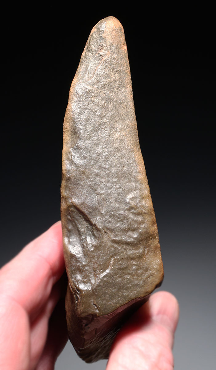 OLDEST PREHISTORIC STONE AGE KNIFE ACHEULEAN LOWER PALEOLITHIC BLADE MADE BY HOMO ERGASTER (ERECTUS) FROM AFRICA  *ACH496