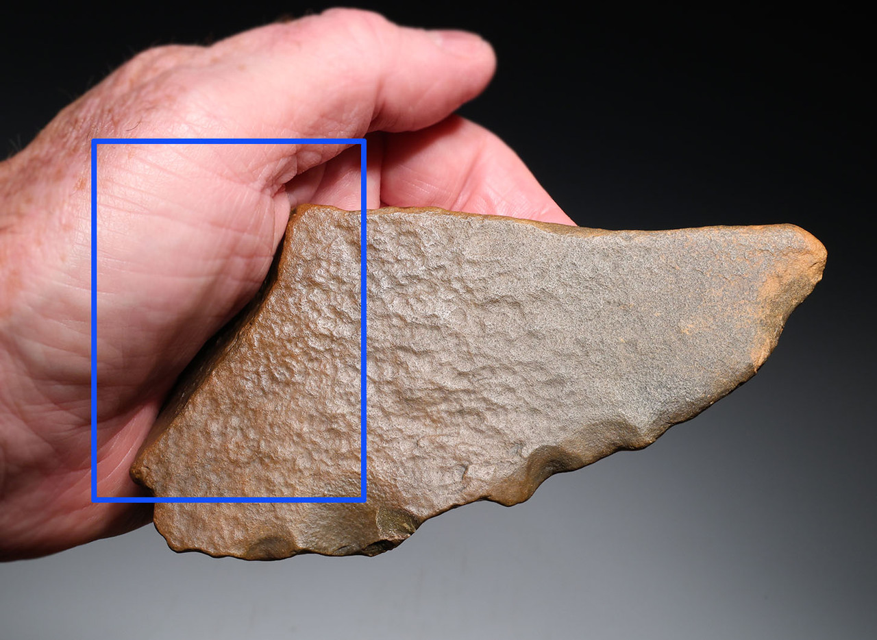 OLDEST PREHISTORIC STONE AGE KNIFE ACHEULEAN LOWER PALEOLITHIC BLADE MADE BY HOMO ERGASTER (ERECTUS) FROM AFRICA  *ACH496