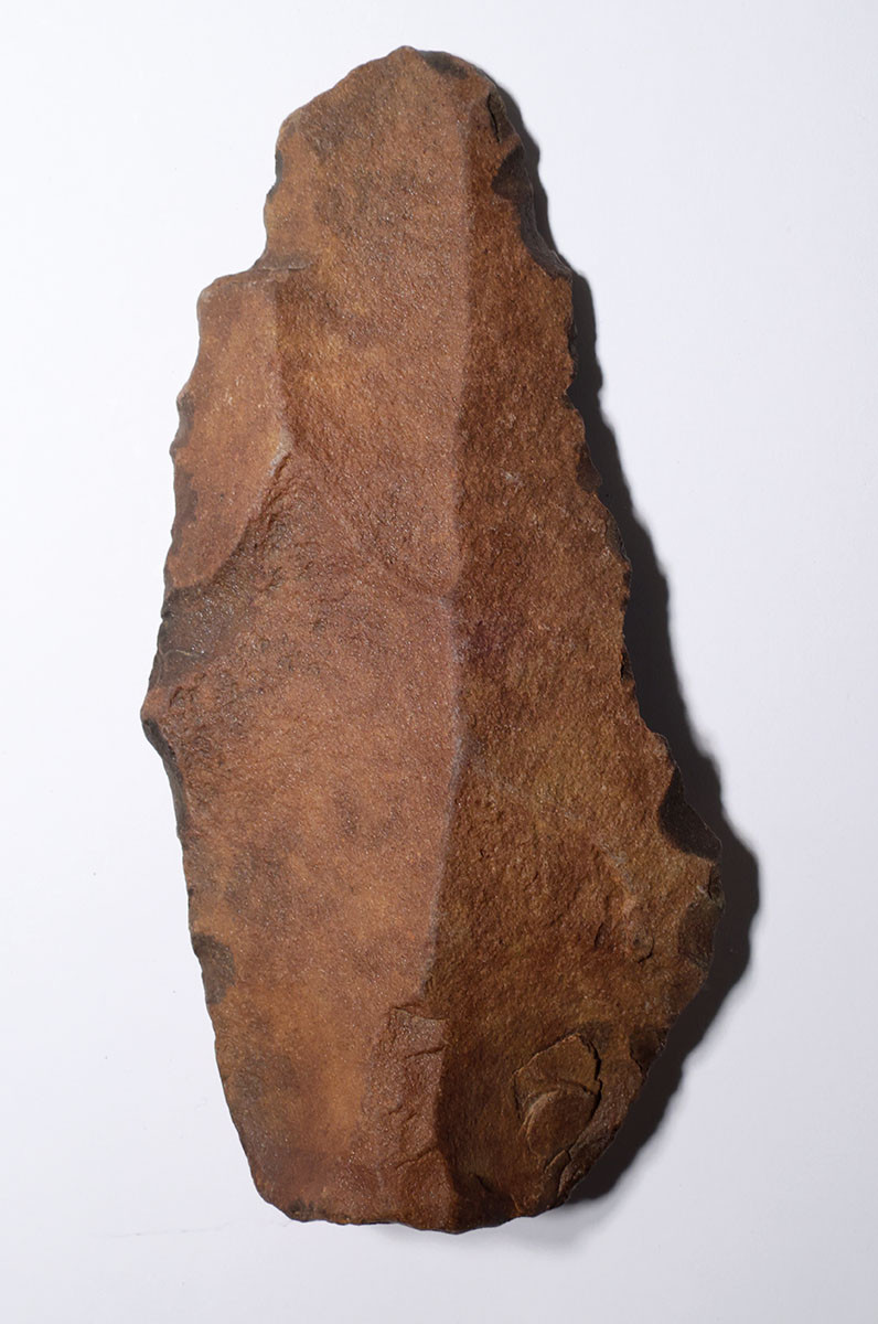 OLDEST PREHISTORIC STONE AGE KNIFE ACHEULEAN LOWER PALEOLITHIC BLADE MADE BY HOMO ERGASTER (ERECTUS) FROM AFRICA  *ACH495