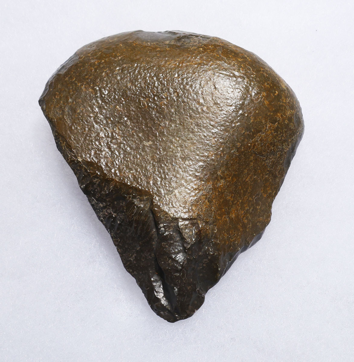 MUSEUM-CLASS TENERE DESERT AFRICA HOMO ERGASTER MODE 1 OLDOWAN PEBBLE CHOPPER AXE WITH INTACT POINTED TIP - OLDEST HUMAN TOOL  *PB229