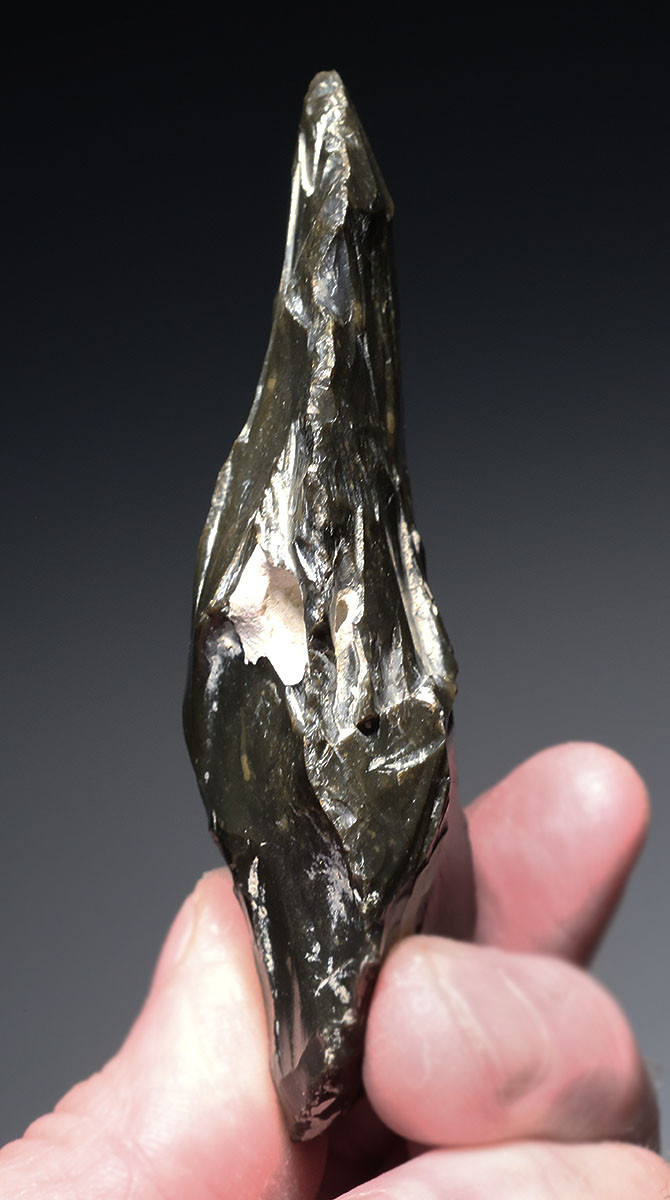 FINEST INVESTMENT-GRADE FLINT NEANDERTHAL MOUSTERIAN BIFACE HAND AXE FROM COMPIEGNE FRANCE  *M5011