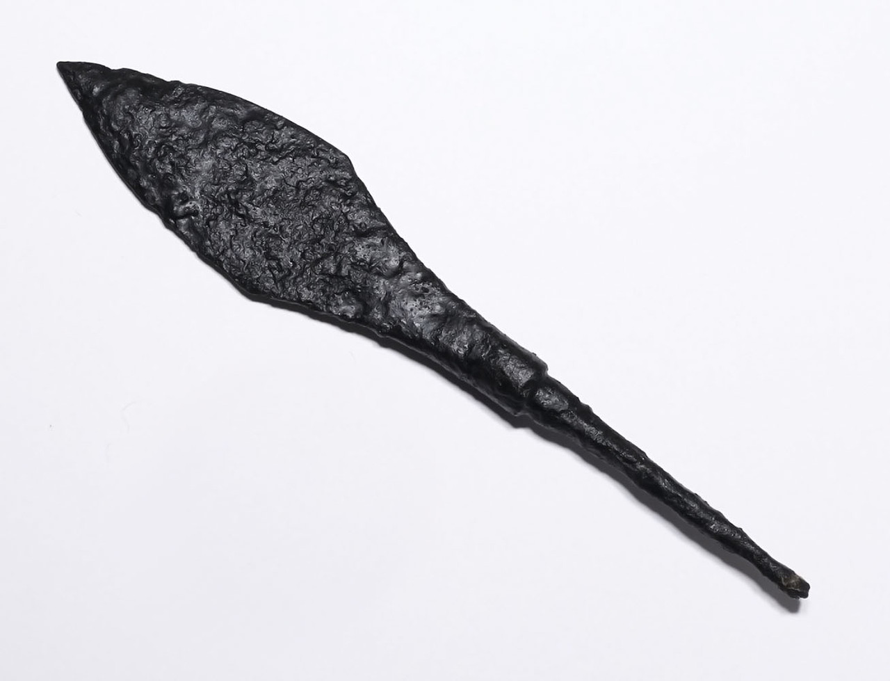 LARGE ANCIENT ROMAN BYZANTINE LINE ARCHER IRON ARROWHEAD  *R354