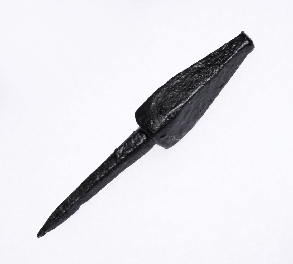MONGOL EMPIRE ARMOR-PIERCING IRON ARROWHEAD FROM THE EUROPEAN INVASION WITH EVIDENCE OF USE  *R351