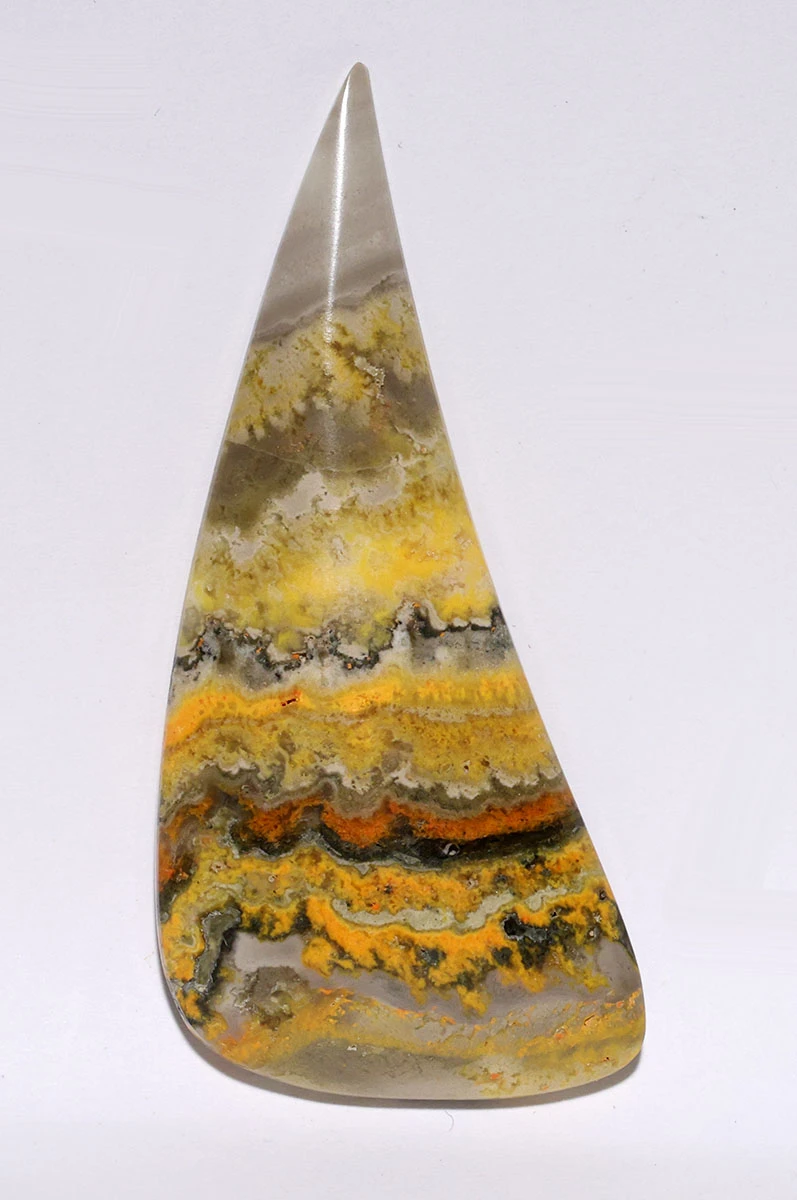 LARGE EXCEPTIONAL BUMBLEBEE JASPER CABOCHON GEMSTONE  *G28
