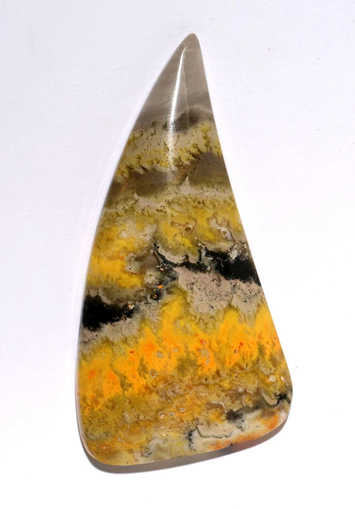 LARGE EXCEPTIONAL BUMBLEBEE JASPER CABOCHON GEMSTONE  *G31