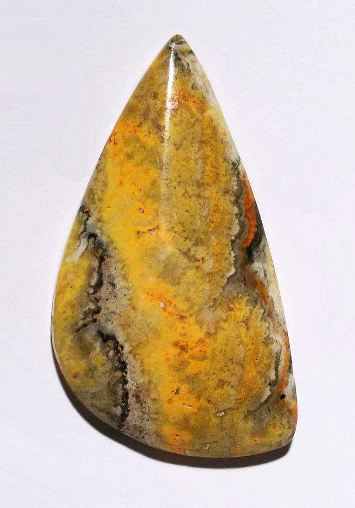 EXCEPTIONAL BUMBLEBEE JASPER CABOCHON GEMSTONE  *G34