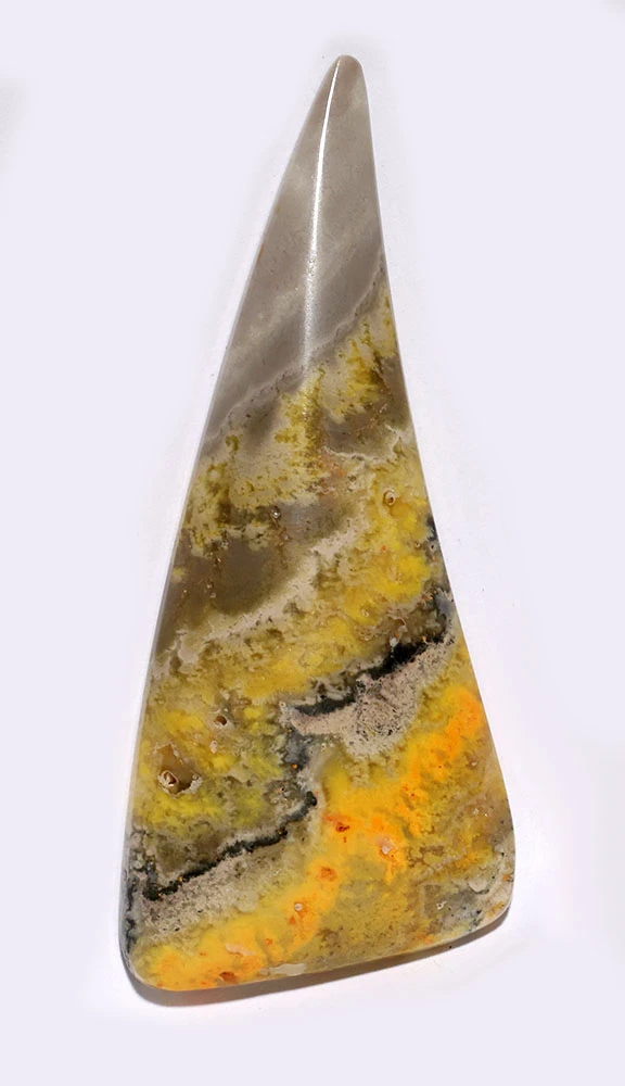 LARGE EXCEPTIONAL BUMBLEBEE JASPER CABOCHON GEMSTONE  *G36
