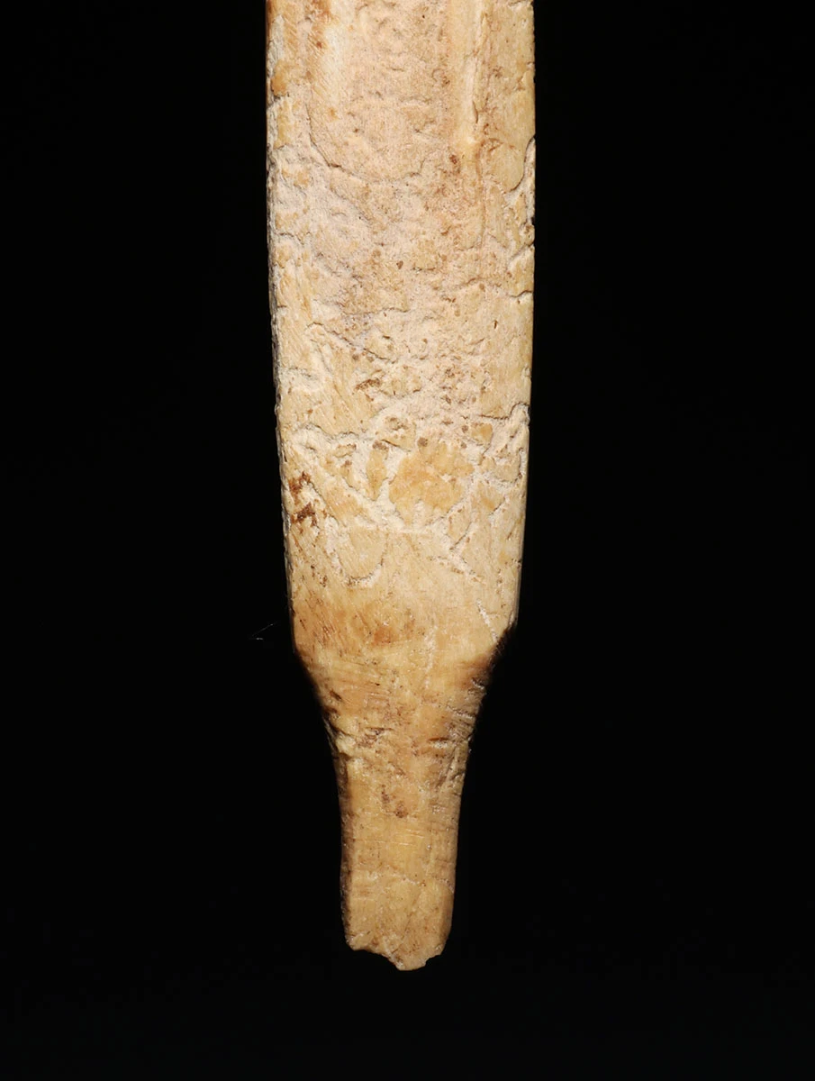 LARGEST RARE ANCIENT SARMATIAN BONE ARROWHEAD FROM AN EASTERN SCYTHIAN NOMAD HORSEBACK WARRIOR  *LUR487