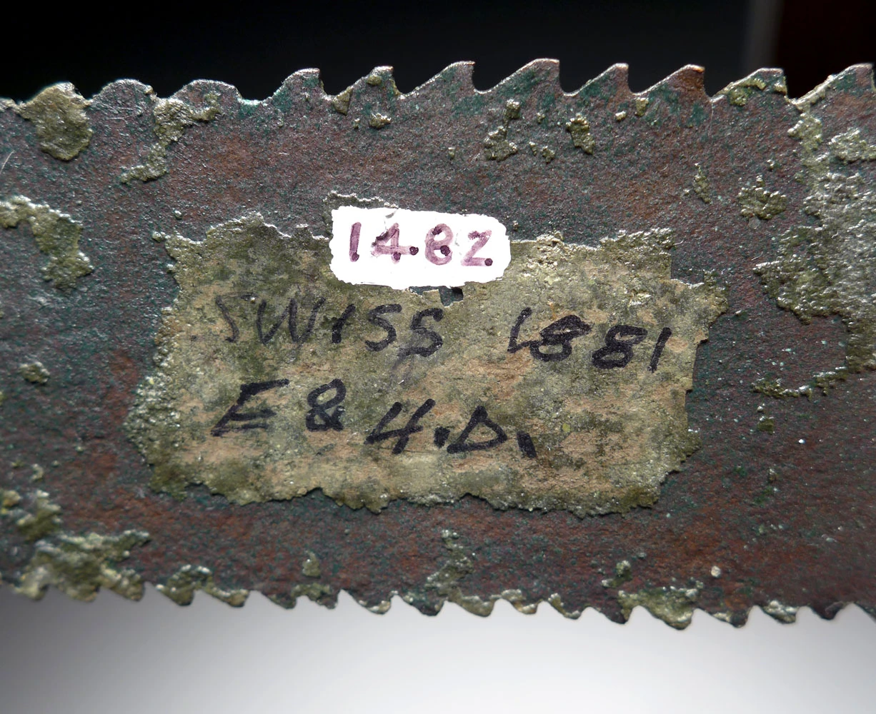 OLDER COLLECTION LABEL DATES BACK TO THE YEAR 1881, WHEN THIS WAS FIRST COLLECTED!