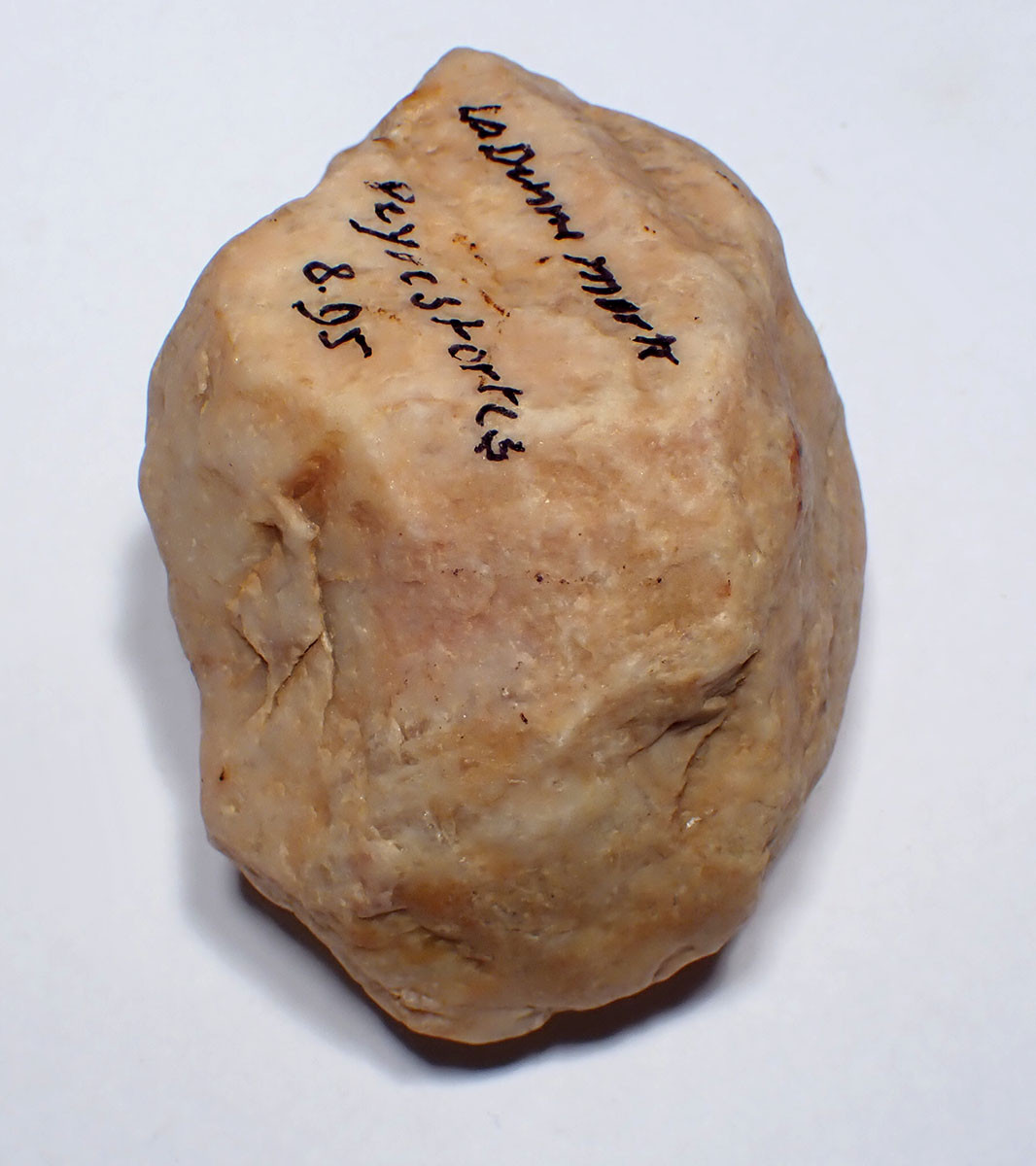 RARE TAUTAVEL MAN QUARTZ LOWER PALEOLITHIC MODE I PEBBLE TOOL - THE EARLIEST HUMANS IN FRANCE  *PB225